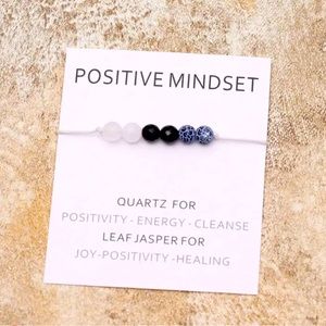 Positive mindset reminder bracelet